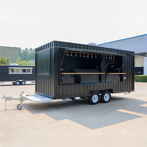 Chammp grosir kualitas tinggi truk makanan Burger Bar seluler truk jalan makanan kios katering keranjang kopi karavan untuk dijual - Product Image 3