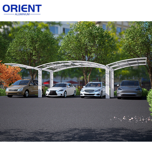 Abri de <span class=keywords><strong>voiture</strong></span> en aluminium thermolaqué robuste, design cantilever, imperméable, pour allée de maison <span class=keywords><strong>américaine</strong></span> - Product Image 6