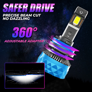 X-7SEVEN Offre Spéciale XAPOP 9004 9007 12V 190W 38000 Lumen Décodeur Intégré H1 H7 H11 Led Phare Ampoule Pour Voiture - Product Image 5