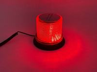 Luz de Advertencia LED Transfronteriza - 360 °   Baliza Estroboscópica Giratoria con Base Magnética para Techo de Vehículo (Luz de Emergencia y Alerta de Tráfico)
