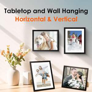 Cadre <span class=keywords><strong>photo</strong></span> 8x10 A4 personnalisé en bois pour mariage et voyage, cadre <span class=keywords><strong>photo</strong></span> 5x7 à poser sur table <span class=keywords><strong>ou</strong></span> à accrocher au mur, fait main, pour peinture - Product Image 2