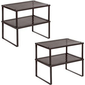 K&amp;B <strong>Shelf</strong> <strong>Insert</strong> in Kitchen Cupboard Expandable Stackable Organizer in Cabinet Counter - Product Image 1