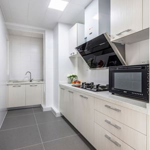 Fábrica de Gabinetes al por Mayor en China, Gabinetes de Cocina de Madera de Buena Calidad para Villas y Hoteles, Gabinetes de Cocina Personalizados - Product Image 6