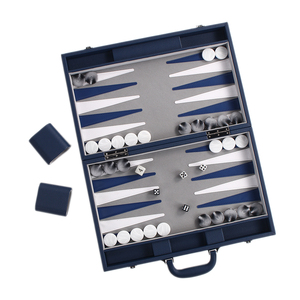 Tùy chỉnh sang trọng 18 inch PU da du lịch backgammon trò chơi hội đồng quản trị - Product Image 1