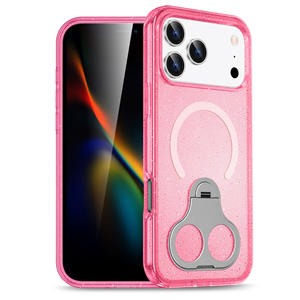 Funda para iPhone 17 AIR con soporte magnético de doble anillo, funda protectora completa anticaídas - Product Image 6