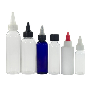 ขวดกาวพลาสติก PET ใสคุณภาพสูง ขนาด 30 มล. 60 มล. 100 มล. 120 มล. 250 มล. แบบบีบ ปากแหลม ฝาเกลียว รับผลิตตามแบบ - Product Image 1