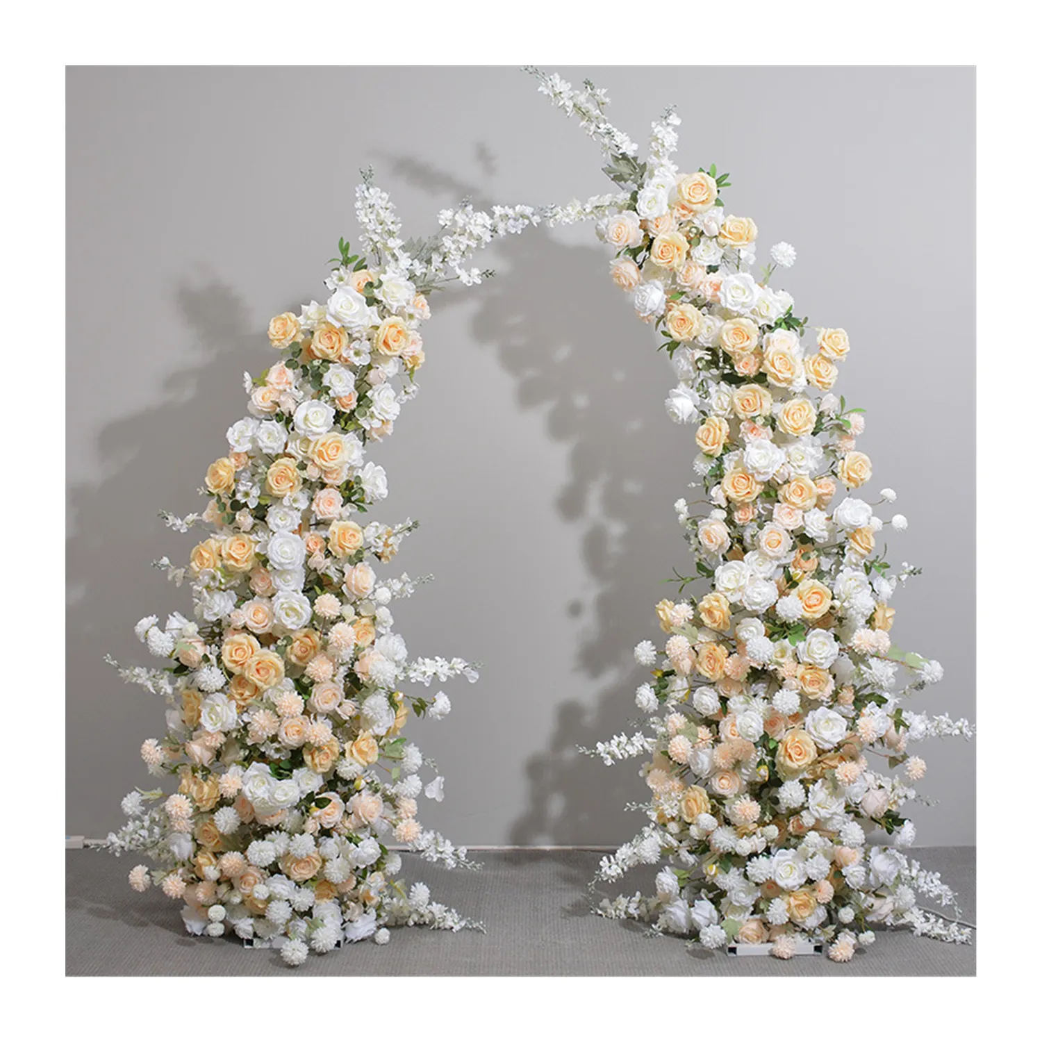 קשת צופר קישוט מסיבת חתונה חמישה סטים של אבזרים יצירתי צופר קשת פרח מלאכותי