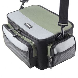 Sac de pêche multifonctionnel BSCI en tissu Oxford pour moulinets, leurres et équipement de pêche, sacoche de rangement pour matériel de pêche en extérieur, à porter à l'épaule ou en bandoulière - Product Image 1
