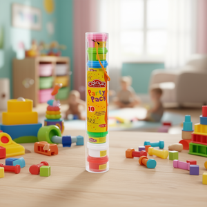 Colour Dough Playdough Party Pack 10 Mini Cans 35x6x6 Cm Ages 3+ - Product Image 3