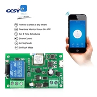 Module de commutation intelligent pour moteur Ewelink 1 canal Wifi RF DC AC 7-32v 1 canal, télécommande 433mhz, fonctionne avec Alex, relais 10A autobloquant