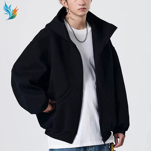 400gsm 500gsm Zip up Pullover <span class=keywords><strong>Hoodies</strong></span> Fit Boxy Grosso Algodão <span class=keywords><strong>Hoodies</strong></span> 100% Algodão Oversized Em Branco Vintage <span class=keywords><strong>Hoodies</strong></span> - Product Image 5