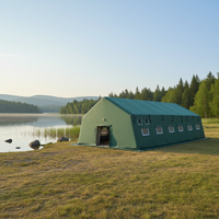 Abri à dépliage rapide, imperméable, modulaire, portable, bâtiment temporaire, abri de stockage extérieur, tente de secours en cas de catastrophe