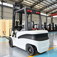 Chariot élévateur électrique à batterie, livraison gratuite, chariot élévateur électrique 3 tonnes, batterie lithium, entraînement AC, chariot élévateur contrepoids CE