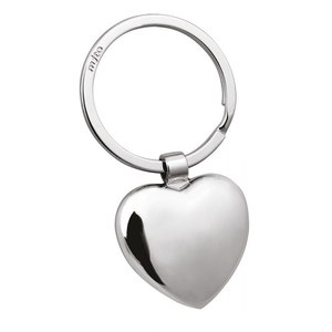 Llavero con Logotipo Personalizado en Forma de Corazón, Material de Metal y Vidrio de Sílice, para Empresas - Product Image 3