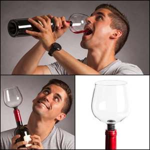<span class=keywords><strong>Design</strong></span> créatif <span class=keywords><strong>verre</strong></span> à <span class=keywords><strong>boire</strong></span> sur bouteille de vin partenaire de boisson verres à bec carafe à vin en <span class=keywords><strong>verre</strong></span> unique - Product Image 5