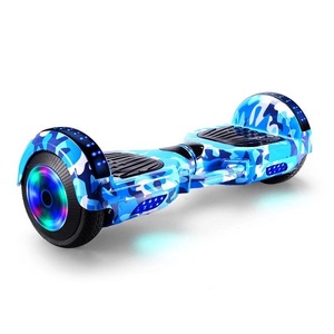 6.5 inch Self balancing scooter <strong>Hoverboard</strong> with luminous wheel, top ,front led light <strong>blue</strong> tooth with handle - Product Image 3