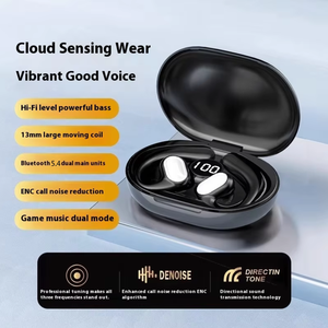 Nuovo commercio all'ingrosso Wireless per BT5.4 TWS auricolare Non In-Ear LED riduzione del rumore per Huawei per <span class=keywords><strong>Apple</strong></span> per Xiaomi affari di classe - Product Image 6