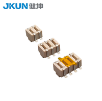 Connecteur LED JKUN L2008 2.00mm 1.0A 250V, support de douille pour ampoule SMT, boîtier en bronze phosphoreux UL94V-0 LCP, plage de température