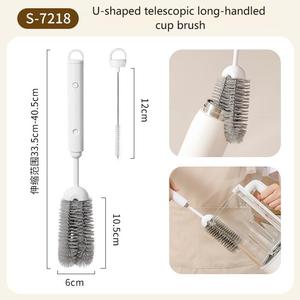 Offre Spéciale TPR silicone brosse ensemble table cuisine outils de nettoyage vaisselle lavage brosse pour ménage brosse de - Product Image 6