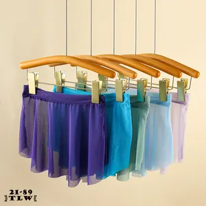 2024 hot selling good quality custom colors elastic mesh mini skirt cheap price for dance training ballet