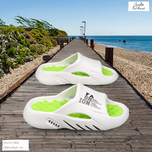 Men's Outdoor Summer Casual Coconut Slippers Breathable Simple Thick Bottom EVA Insole One-Word Style Massage Effect <b>Slides</b> - Product Image 3