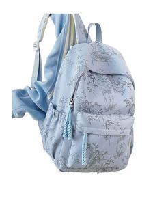 Custom Bamboo Printing Unisex <b>Lightweight</b> Junior High School Bag College Student <b>Backpack</b> With Logo - Product Image 3