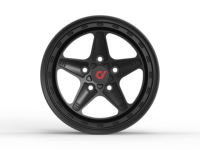 Jantes forgées sur mesure noires 20 21 22 pouces 5x112 5x120 Deep Dish compatibles avec 911 BMW M5 Audi RS7