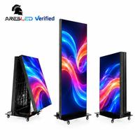 Écran d'affichage numérique LED portable P1.53 P1.86 P2 pliable pour la promotion de marque, les expositions, les événements, les magasins de détail et la publicité