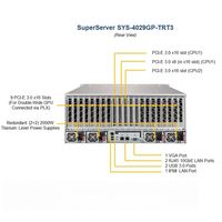 Supermicro SYS-4029GP-TRT 4U Rack Dual-Socket GPU Server 8 PCIe 3.0 X16 Dual-Root 24 DDR4 DIMM LGA 3647 Tersedia di Stok