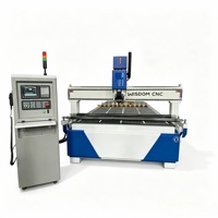 Boîte de vitesses pour routeur de gravure CNC haute vitesse avec commande Syntec et changement automatique d'outil (ATC) pour la découpe industrielle de panneaux composites en aluminium