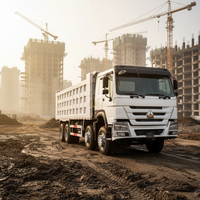 Самосвал Howo NX 8*4 400 л.с. б/у в хорошем состоянии, полностью восстановленная гидравлическая система, низкая цена для Кот-д'Ивуара и Габона
