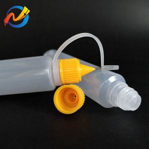 Bouteille applicateur de pointe d'aiguille Bouteilles en plastique transparentes vides avec bouchon d'aiguille pour huile lubrifiante - Product Image 2