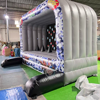 Juego de Tiro al Blanco NERF Inflable con Espuma, Simulador de Campo de Tiro Elite Air Juggler