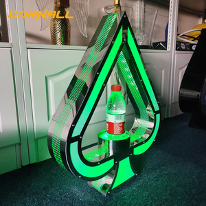 Người Thuyết Trình Chai <span class=keywords><strong>LED</strong></span> Người Thuyết Trình Dịch Vụ Chai Rượu Vang Hộp Đêm Glorifier Bảng Chữ Cái <span class=keywords><strong>Led</strong></span> Dây Bảng Hiệu Xe Ngựa Vip - Product Image 3