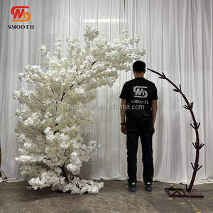 Arco de Árbol de Flores de Cerezo Artificial de Alta Simulación en Fibra de Vidrio Rosa, 3m/2.5m/2m/1.5m, para Decoración de Interiores y Bodas - Product Image 5