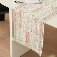 Décor à la maison fleur chemin de table imprimé personnalisé conception originale chemin persan pour table décor de table à manger à la maison