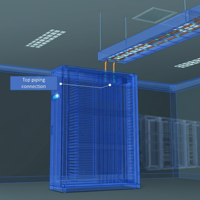 Vertiv Liebert Authorized Partner XDCS Series 130kW-200kW Precision Cooling AI Server CE Certified R410A Refrigerant Copeland