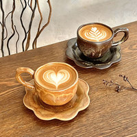 Tasses en céramique rétro japonaises - Tasses de style zen pour cadeaux créatifs, tasses à eau en poterie artisanale, mugs, tasses à café, tasses de bureau