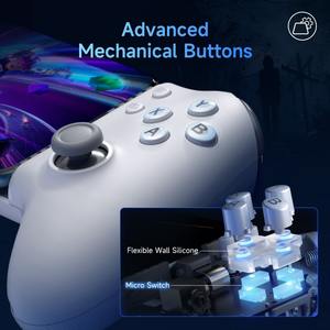 Controlador de juego móvil EasySMX M15 para <span class=keywords><strong>Android</strong></span> y iPhone 15 con <span class=keywords><strong>joystick</strong></span> de efecto Hall y botones mecánicos - Product Image 4