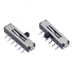 Interrupteur à bascule SK-15D, 2 positions, 12 broches, interrupteur d'alimentation à montage traversant avec poignée courte de 2 mm - Product Image 2