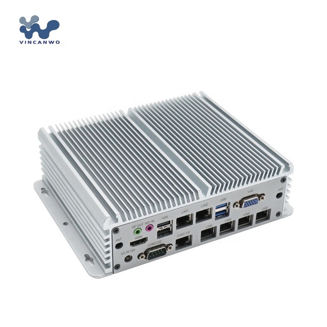 VINCANWO MV750-L4 Win 10/11 Fanless Industrial Mini PC with Intel Chipset Custom Mini Industrial Computer