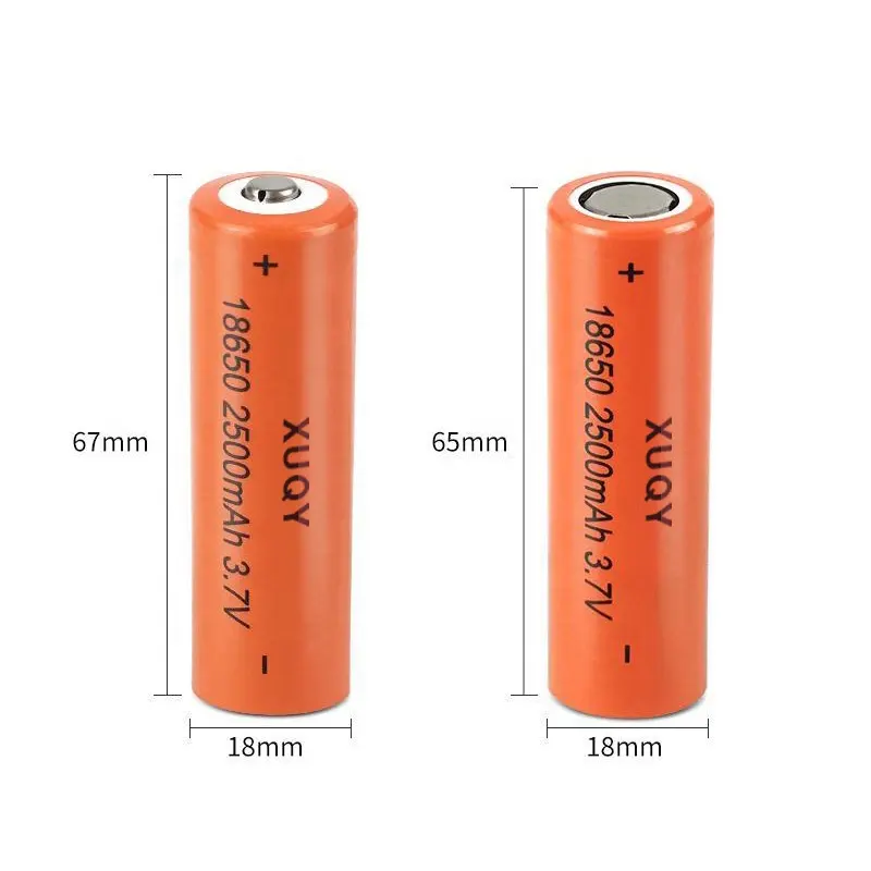OEM Factory Rechargeable Li Ion Batteries 18650 Cell 3.7V 3500mAh For Flashlight And Fan Lithium Battery