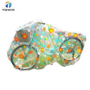 Couvre-vélo unique avec motif mignon PVC extérieur toutes saisons imperméable et résistant au soleil, protection contre la pluie durable - Product Image 1