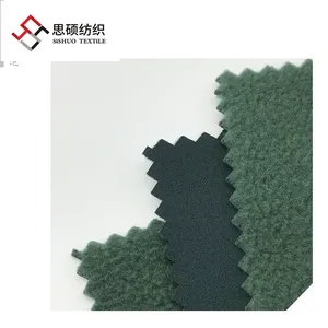 Tejido <span class=keywords><strong>Softshell</strong></span> impermeable elástico de cuatro vías laminado TU U polar para chaqueta al aire libre - Product Image 6