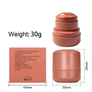 เครื่องสำอางกันน้ำอเนกประสงค์สำหรับแต่งหน้า ลิปแอนด์ชีคบาล์มวีแกน ครีมบลัช - Product Image 3