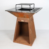 Fournitures de jardin - Barbecue extérieur de 42 pouces, facile à nettoyer, foyer robuste pour jardin, patio, fête