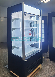 Comercial Vegetal Fruta refrigerado Cortina de aire Expositor Pantalla frontal abierta Bebida Multideck Enfriador abierto - Product Image 2
