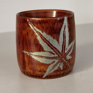 Intangible Cultural Heritage Lacquer Cup with Silver Leaf
