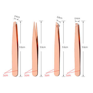 <span class=keywords><strong>Pinzas</strong></span> inclinadas de acero inoxidable con logotipo personalizado de alta calidad, las mejores <span class=keywords><strong>pinzas</strong></span> para cejas y pestañas - Product Image 2