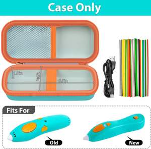 <span class=keywords><strong>3Doodler</strong></span> Start+Essentials 3D 印刷ペンと互換性のあるケース、子供用、フィラメント詰め替えパック用トラベルケース、マイクロ USB 充電器 - Product Image 2